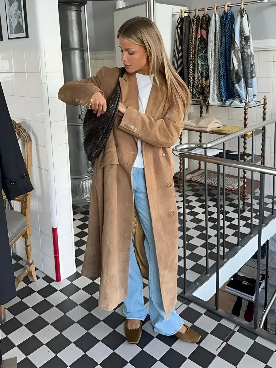 LISA™ | Suède Trenchcoat
