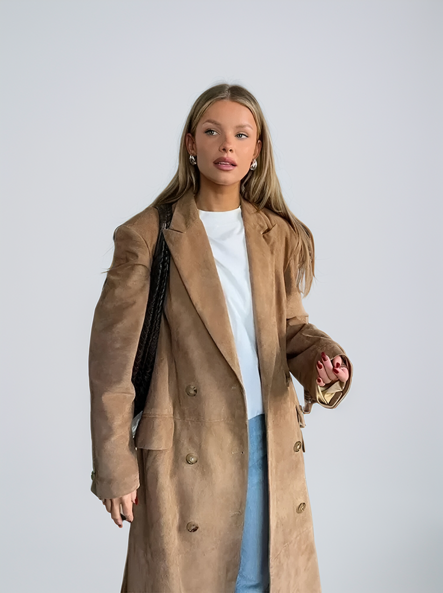 LISA™ | Suède Trenchcoat
